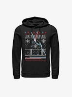 Star Wars Feud Holiday Sweater Pattern Hoodie