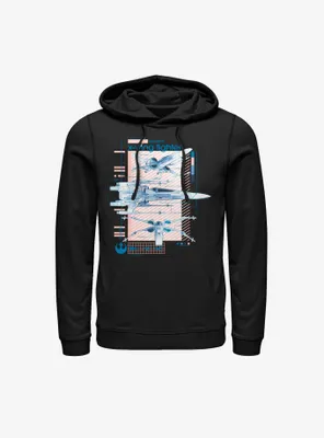 Star Wars Episode IX: The Rise Of Skywalker Xwingers Ninety Hoodie