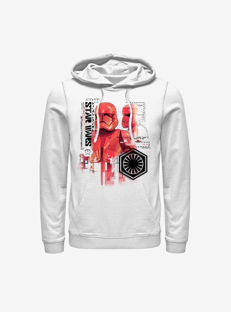 Star Wars Episode IX: The Rise Of Skywalker Red Trooper Schematic Hoodie