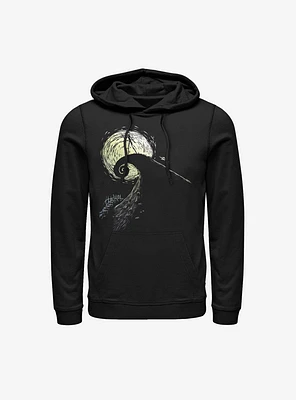 Disney The Nightmare Before Christmas Spiral Hill Jack Hoodie