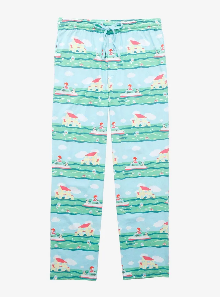 Studio Ghibli Ponyo Allover Print Sleep Pants - BoxLunch Exclusive
