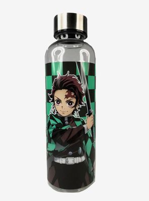 Demon Slayer: Kimetsu No Yaiba Tanjiro Kamado Checkered Water Bottle