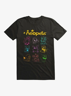 Neopets Line Art T-Shirt