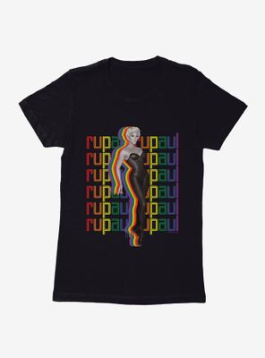 RuPaul Rainbow Silhoutte Womens T-Shirt