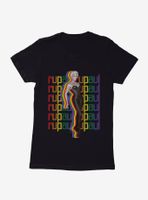 RuPaul Rainbow Silhoutte Womens T-Shirt