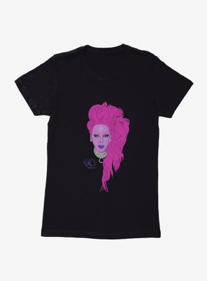 RuPaul Neon Purple Portrait Womens T-Shirt