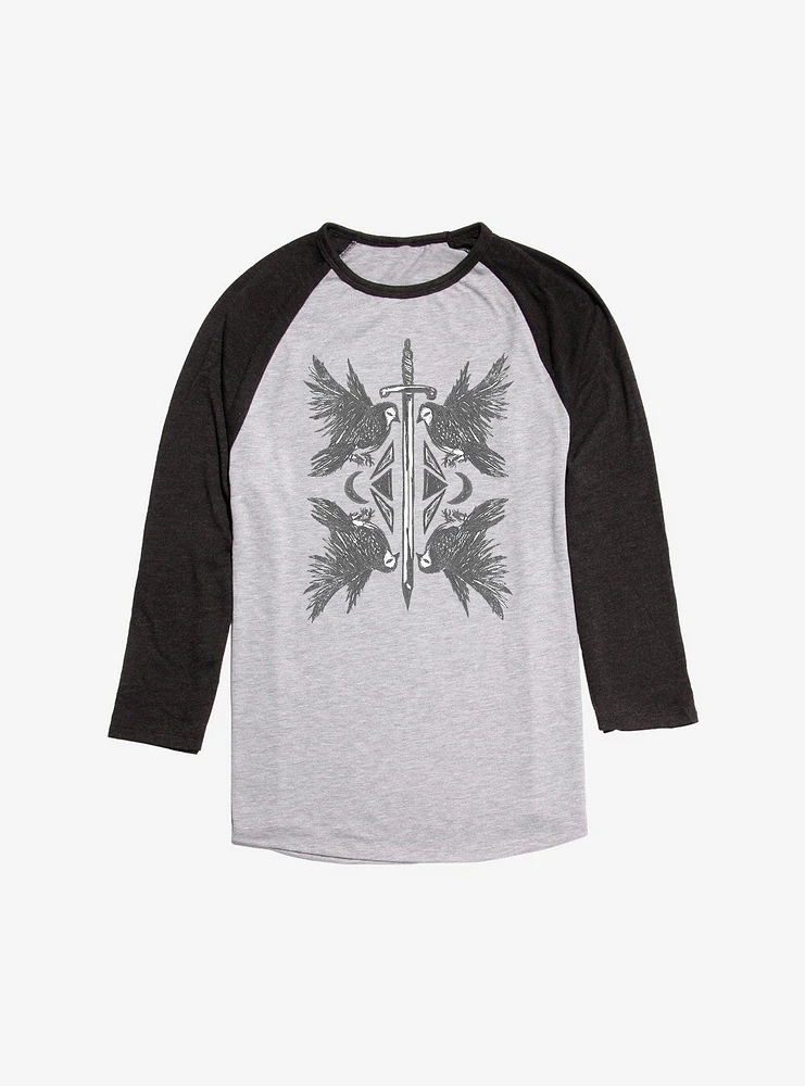 Raven And Sword Raglan