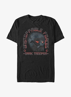Star Wars The Mandalorian Season 2 Unstoppable Dark Trooper T-Shirt