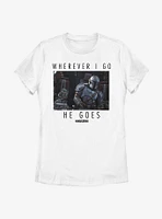 Star Wars The Mandalorian Season 2 Child Together Womens T-Shirt