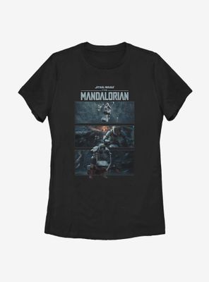 Star Wars The Mandalorian Season 2 Scenes Womens T-Shirt