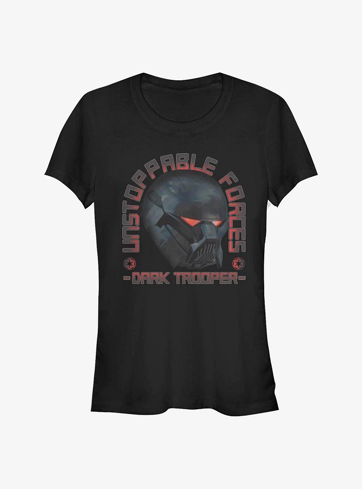 Star Wars The Mandalorian Dark Trooper Girls T-Shirt