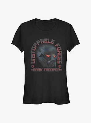 Star Wars The Mandalorian Dark Trooper Girls T-Shirt