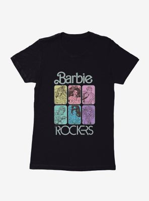 Barbie And The Rockers Group Womens T-Shirt