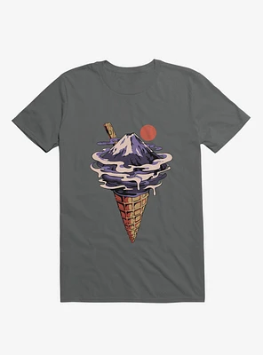 Fuji Flavor Ice Cream Charcoal Grey T-Shirt