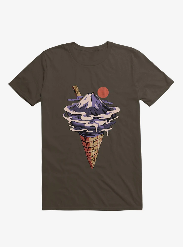 Fuji Flavor Ice Cream Brown T-Shirt