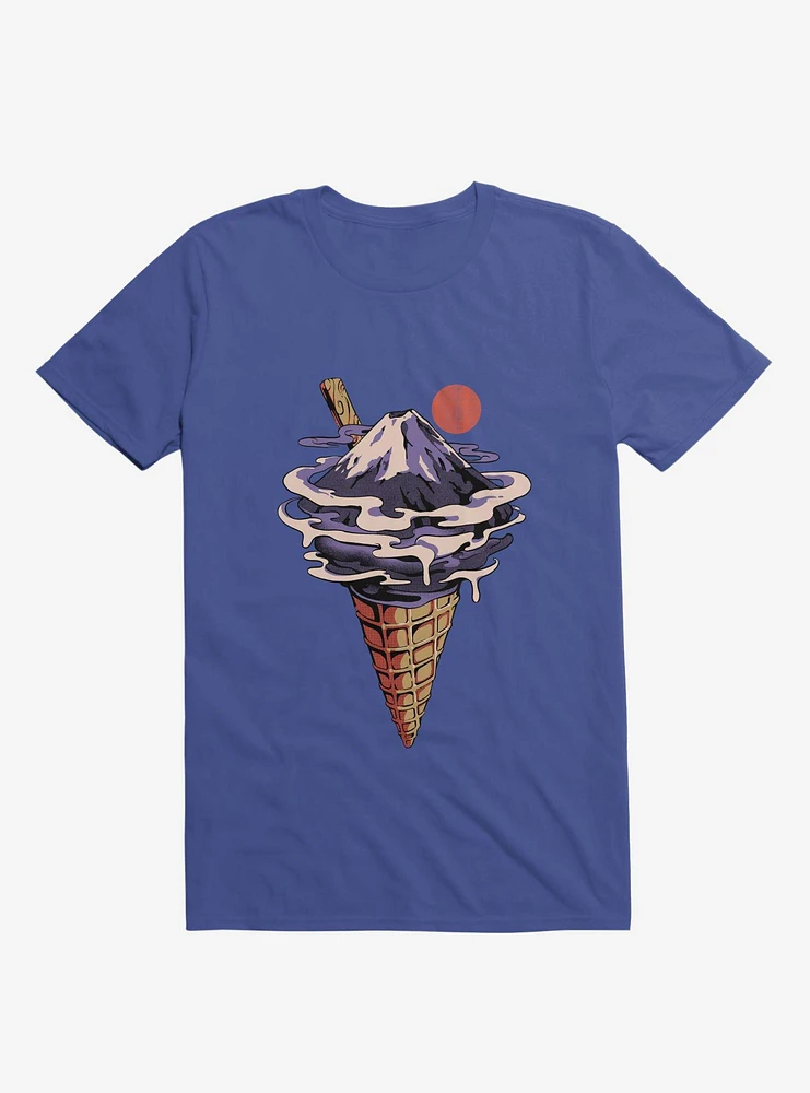 Fuji Flavor Ice Cream Royal Blue T-Shirt