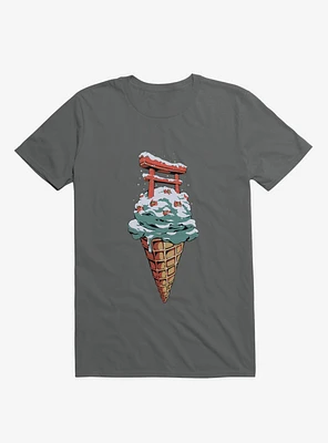Japanese Flavor Ice Cream Charcoal Grey T-Shirt