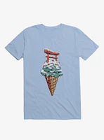 Japanese Flavor Ice Cream Light Blue T-Shirt