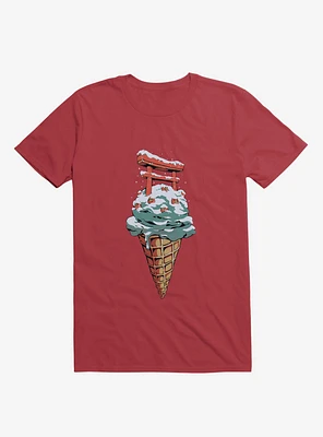 Japanese Flavor Ice Cream Red T-Shirt