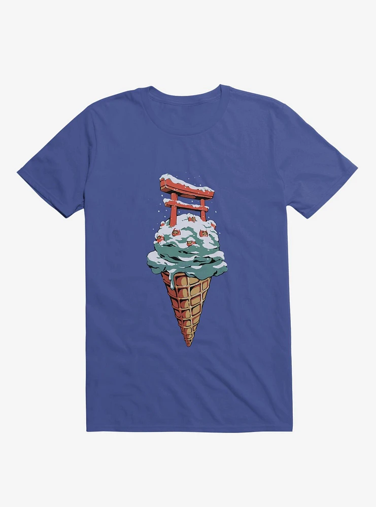 Japanese Flavor Ice Cream Royal Blue T-Shirt
