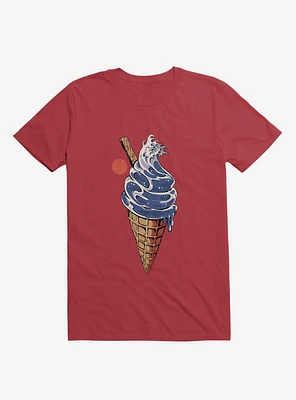 Japanese Great Ice Cream Red T-Shirt