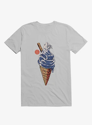 Japanese Great Ice Cream Grey T-Shirt