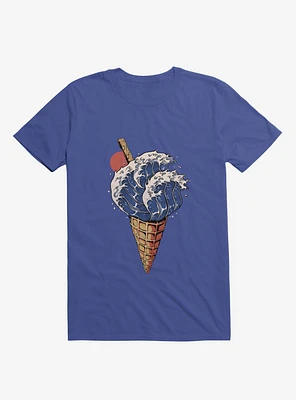 Kanagawa Ice Cream Royal Blue T-Shirt