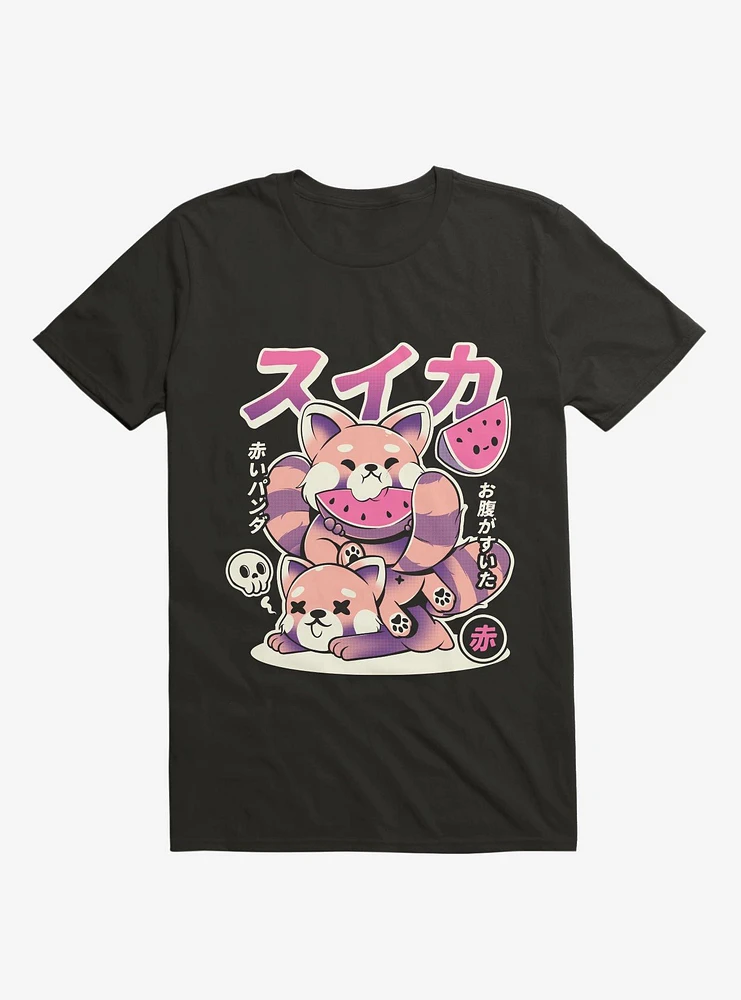 Raccoon Watermelon Victory T-Shirt