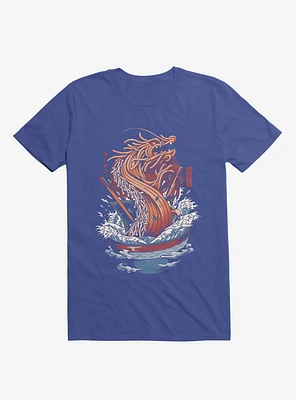 Ramen Noodle Dragon Royal Blue T-Shirt