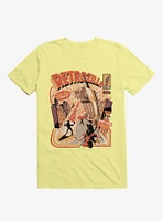 Retro Phonezilla Ring Corn Silk Yellow T-Shirt