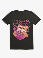 Shiba Eating Noodles T-Shirt