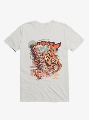 The Kaiju Spaghetti Starring Pastazilla White T-Shirt