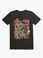 Catzilla The Terrible Unicorn Cat! Black T-Shirt