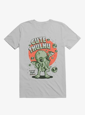 Cutethulhu! Professional World Destroyer Ice Grey T-Shirt