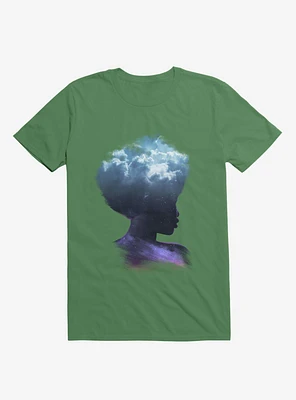 Head The Clouds Galaxy Irish Green T-Shirt