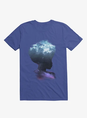 Head The Clouds Galaxy Royal Blue T-Shirt