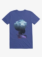 Head The Clouds Galaxy Royal Blue T-Shirt