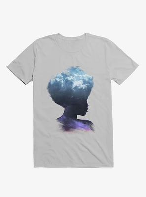 Head The Clouds Galaxy Ice Grey T-Shirt