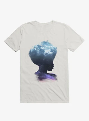 Head The Clouds Galaxy White T-Shirt