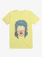 I Found Myself Blue Haired Corn Silk Yellow T-Shirt