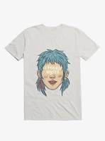 I Found Myself Blue Haired White T-Shirt