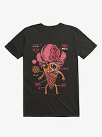 Ice Cream Kaiju X-Ray Black T-Shirt
