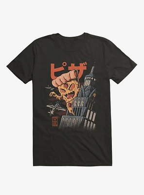 Pizza Kong Attack Black T-Shirt