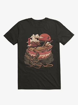 Sleeping Dragon Protect Ramen Black T-Shirt
