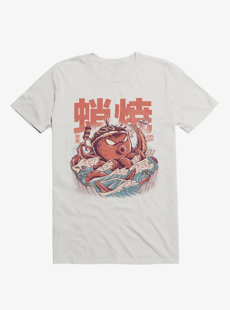 Takoyaki Attack White T-Shirt