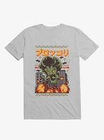 The Broccozilla Ugly Holiday Ice Grey T-Shirt