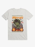 THE Broccozilla Ugly Holiday White T-Shirt