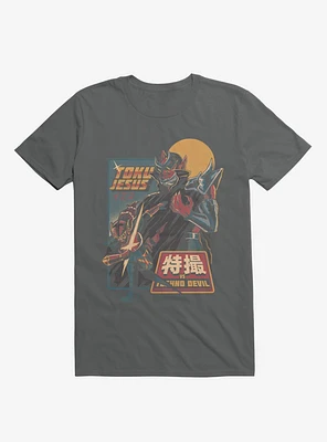 TokuJesus VS. Techno Devil Charcoal Grey T-Shirt