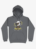 Metal Is My Co-Pilot Asphalt Grey Hoodie