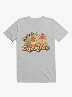 Surf's Up Gnomies Silver T-Shirt